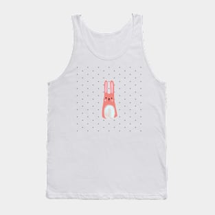 Happy rabbit in polka dots Tank Top